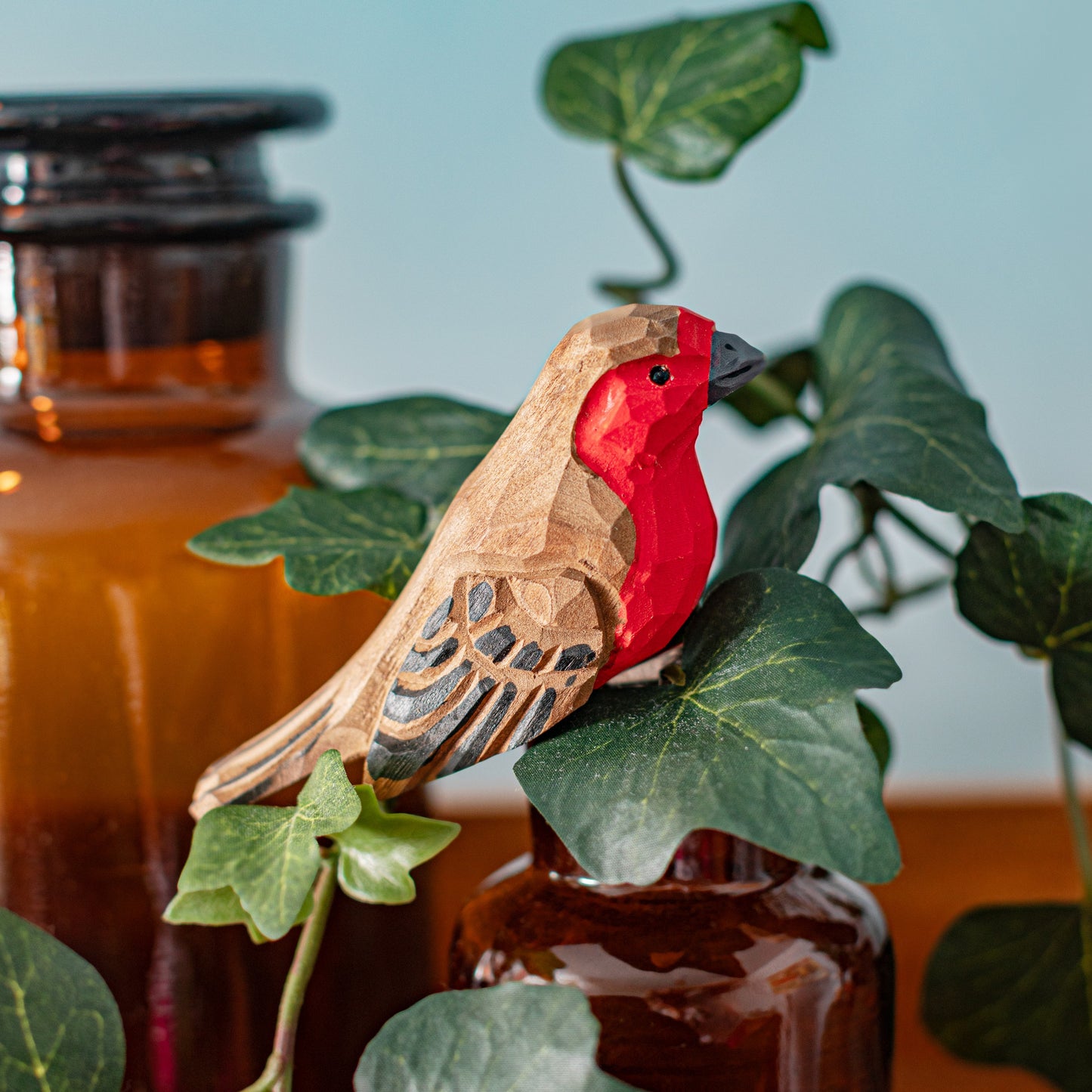 Wooden British Birds Clips