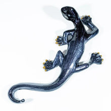 Load image into Gallery viewer, Brushed Black Gecko Ornaments - ad&amp;i