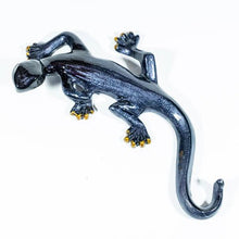 Load image into Gallery viewer, Brushed Black Gecko Ornaments - ad&amp;i