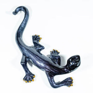 Brushed Black Gecko Ornaments - ad&i