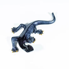 Load image into Gallery viewer, Brushed Black Gecko Ornaments - ad&amp;i