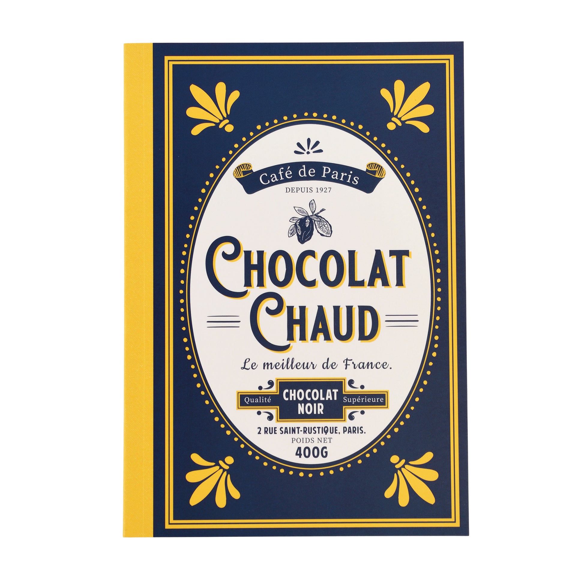 Café de Paris "Chocolate Chaud" A5 Notebook - ad&i