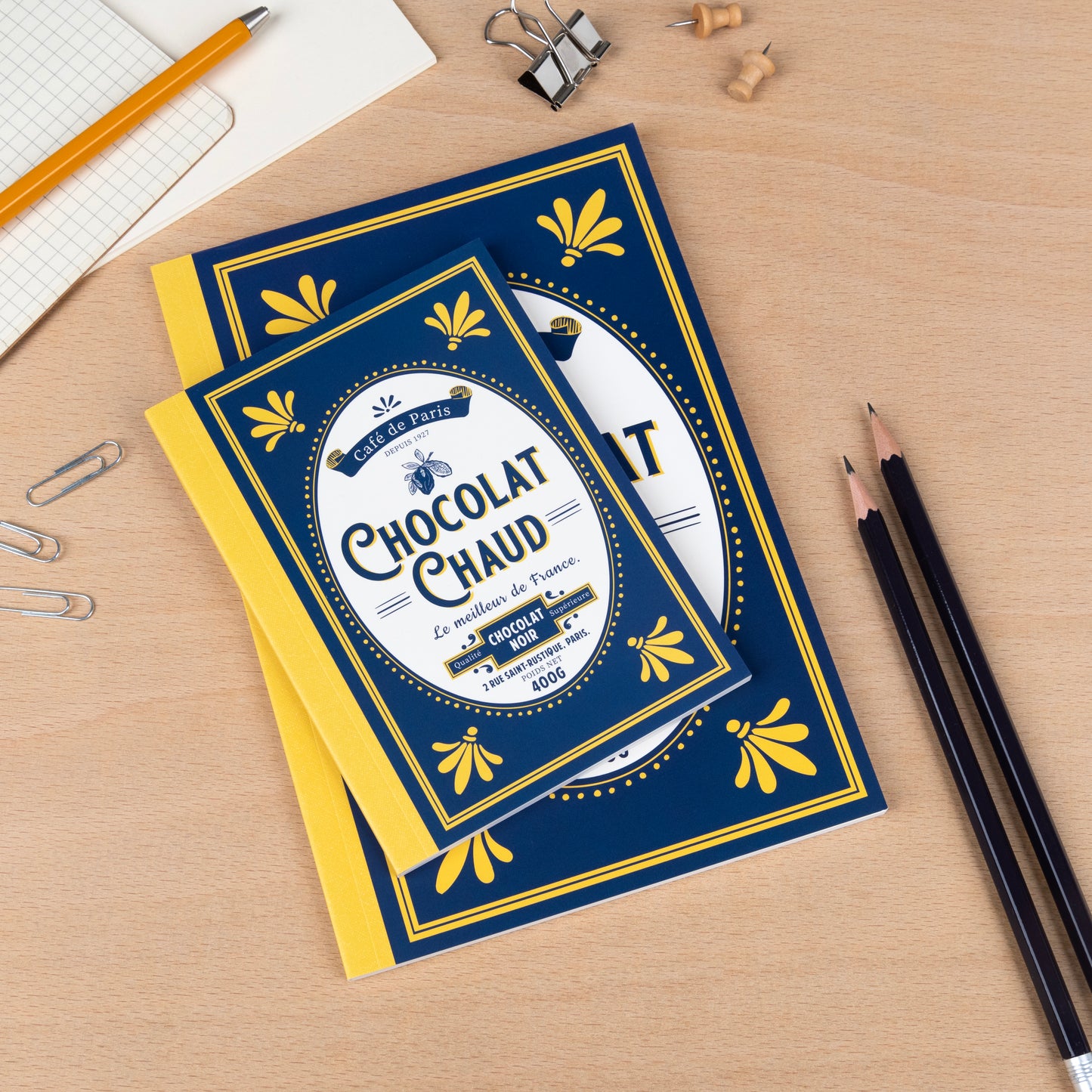 Café de Paris "Chocolate Chaud" A5 Notebook - ad&i