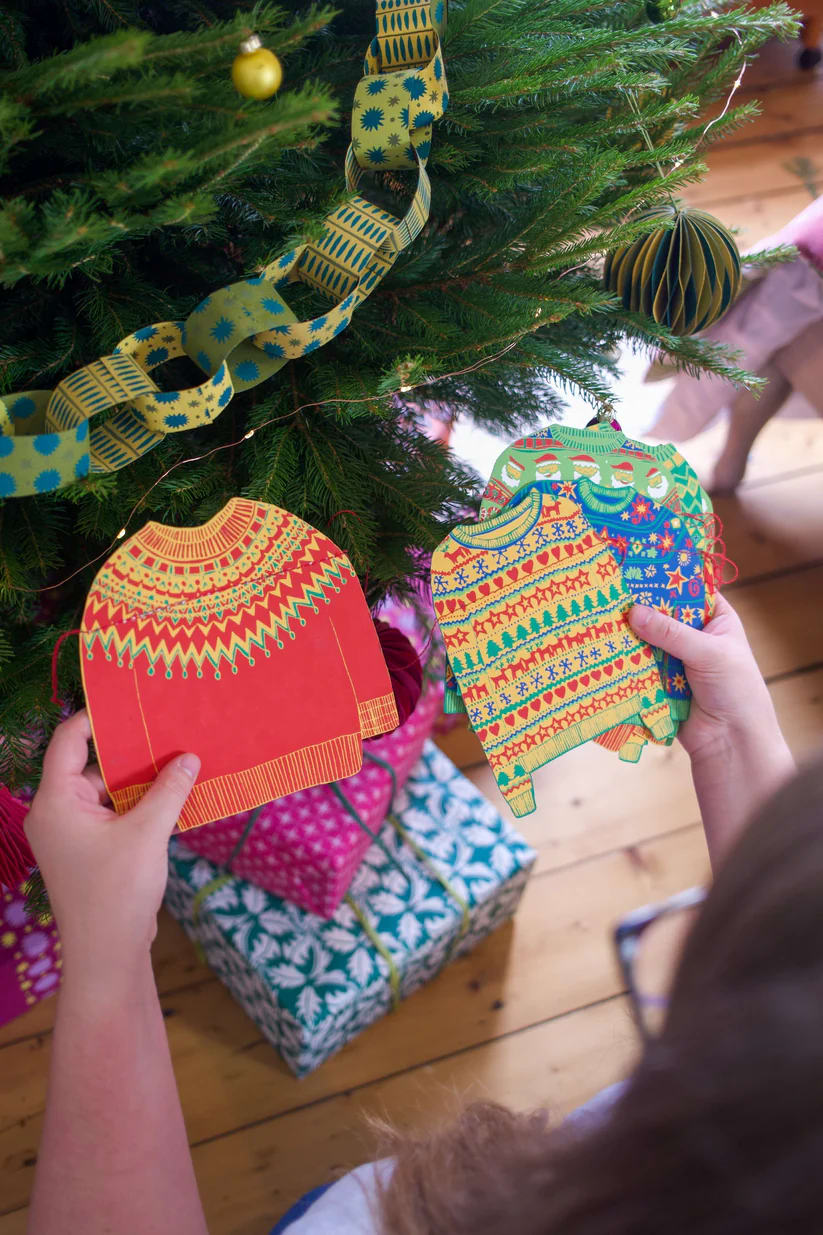 Christmas Jumpers Sewn Garland - ad&i