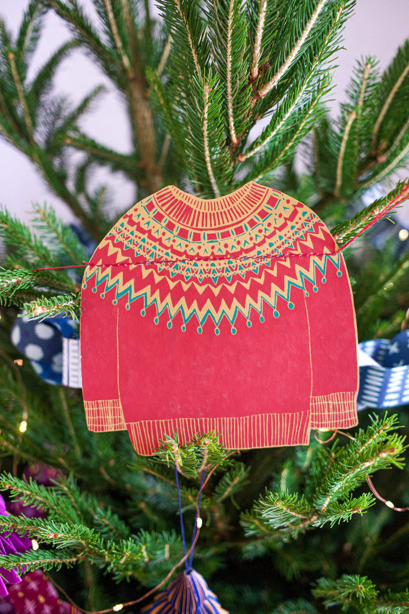 Christmas Jumpers Sewn Garland - ad&i
