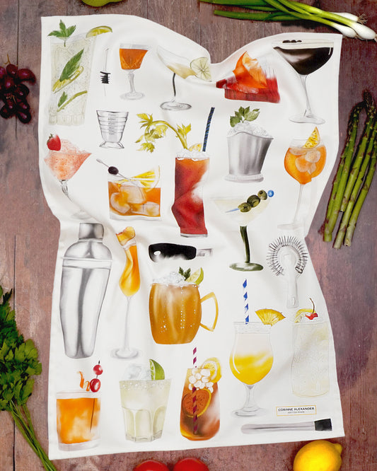 Cocktail Tea Towel - ad&i