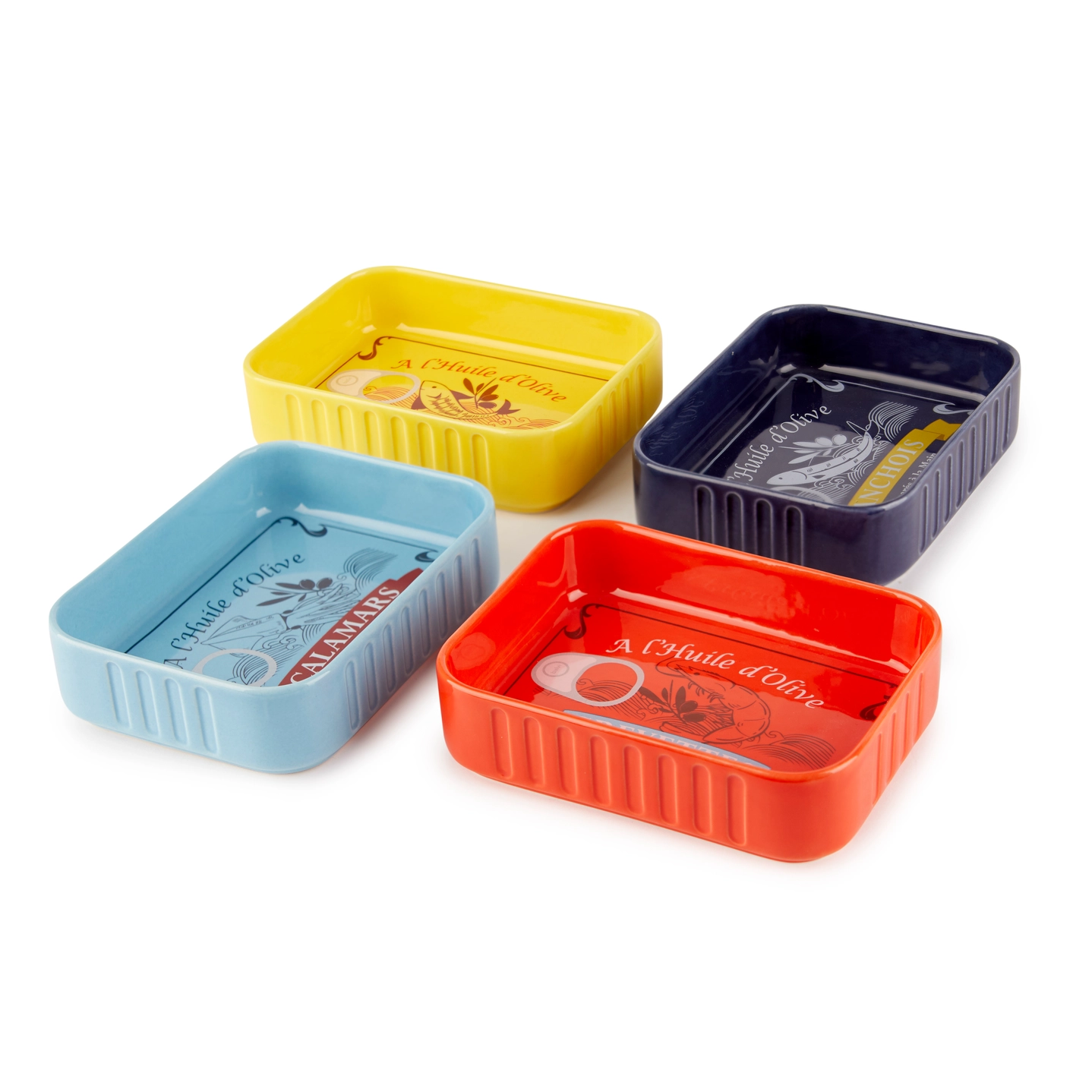 "Conserverie'"Ceramic Snack Bowls
