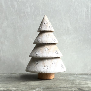 Dotty Wooden Tree Table Top Decorations - ad&i