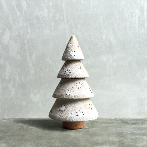 Dotty Wooden Tree Table Top Decorations - ad&i