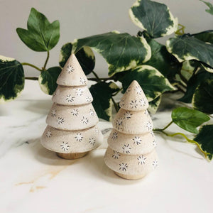 Dotty Wooden Tree Table Top Decorations - ad&i