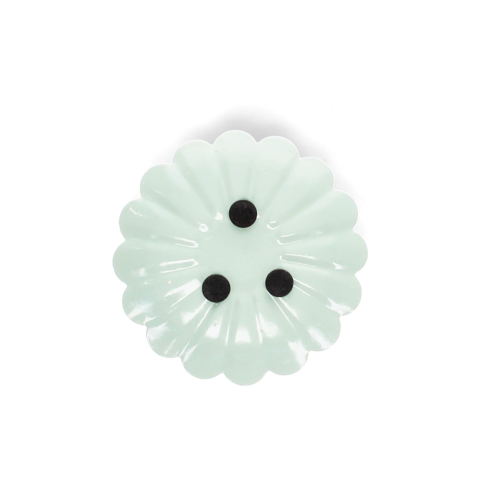 Enamel Flat Flower Candle Holder - Light Grey - ad&i