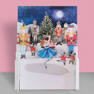 Festive Dancing 3D Pop Up Christmas Card - ad&i