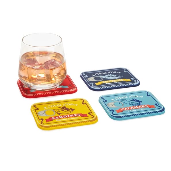 Fish Tin Coasters - Set of Four - ad&i