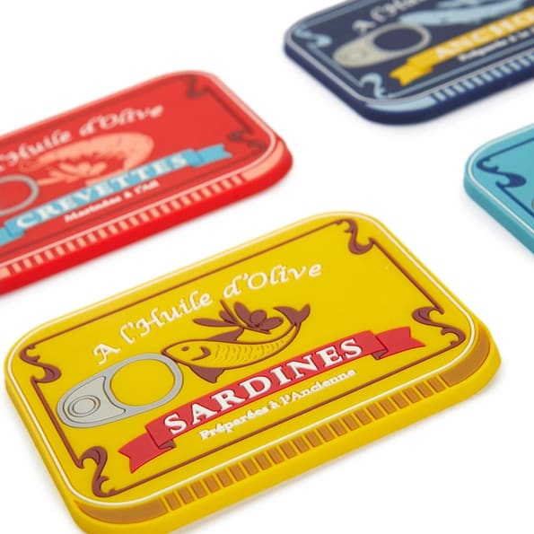 Fish Tin Coasters - Set of Four - ad&i