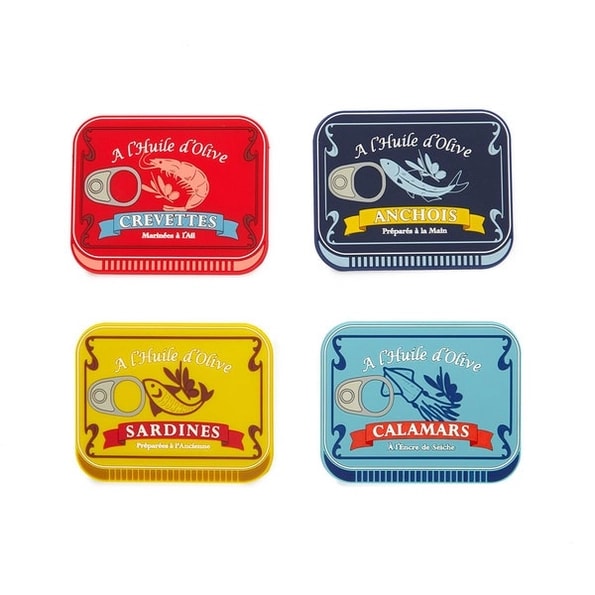 Fish Tin Coasters - Set of Four - ad&i
