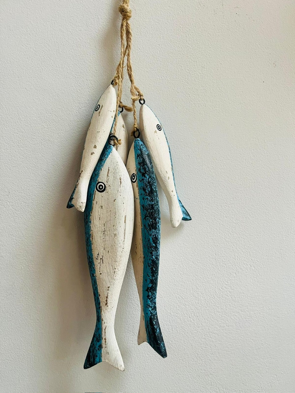 Five Fish Hanging on a Rope Decoration - ad&i