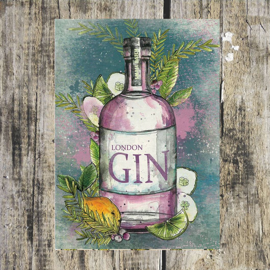 Gin Print Tea Towel - ad&i