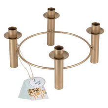 Load image into Gallery viewer, Gold Candle Centrepiece - ad&amp;i