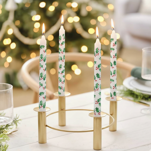 Gold Candle Centrepiece