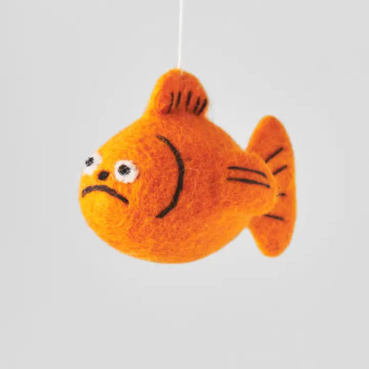 Goldfish Hanging Felt Ornament