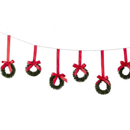 Hanging Christmas Wreath Bunting - ad&i
