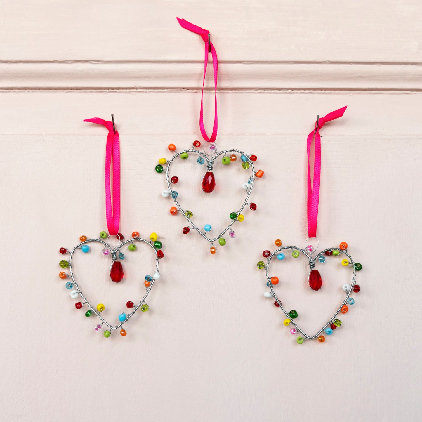Heart Handmade Beaded Decoration - ad&i