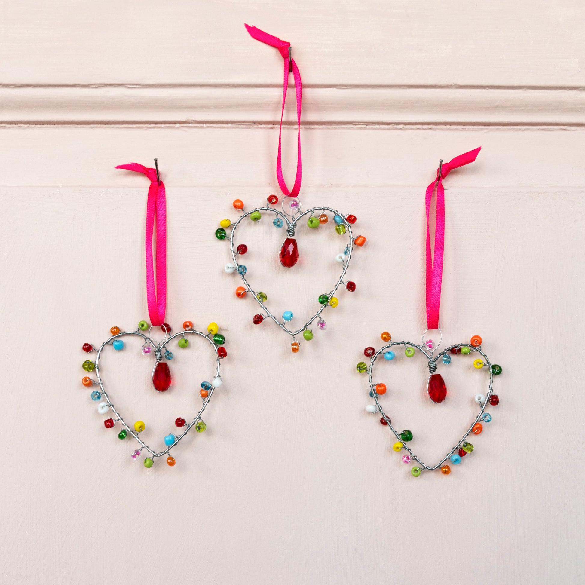 Heart Handmade Beaded Decoration - ad&i
