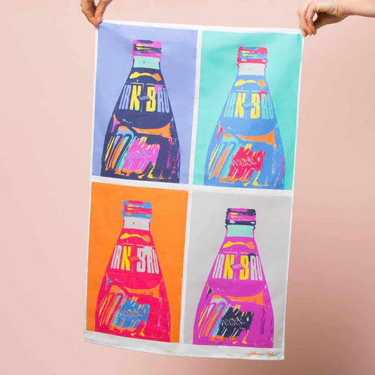 IRN-BRU POP! Art Tea Towel - ad&i