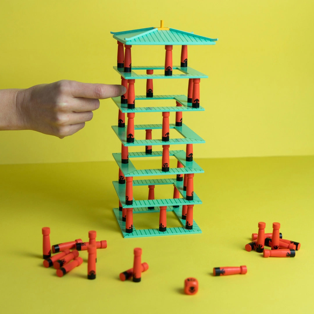 Jinja Japanese-Inspired Tower Stacking Game