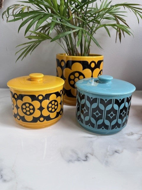 Magpie x Hornsea Lidded Bowl Teal Heirloom - ad&i