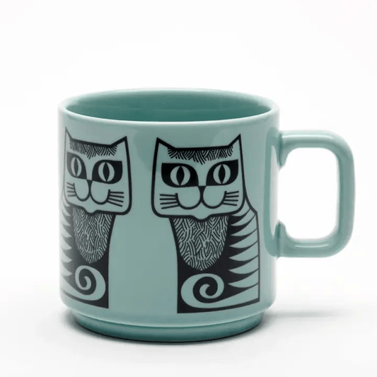 Magpie x Hornsea Mug Cat Teal