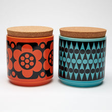 Load image into Gallery viewer, Magpie x Hornsea Backgammon Teal Storage Jar - ad&amp;i