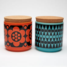 Load image into Gallery viewer, Magpie x Hornsea Geo Flower Orange Storage Jar - ad&amp;i