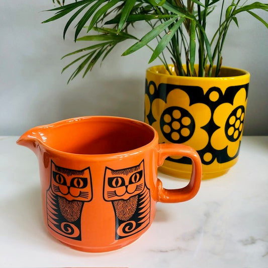 Magpie x Hornsea Jug Cat Orange