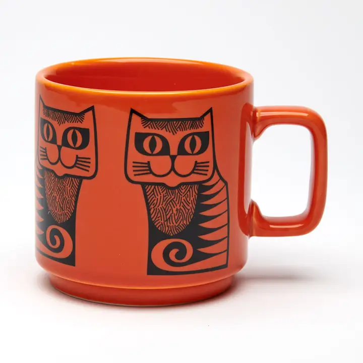 Magpie x Hornsea Mug Cat Orange