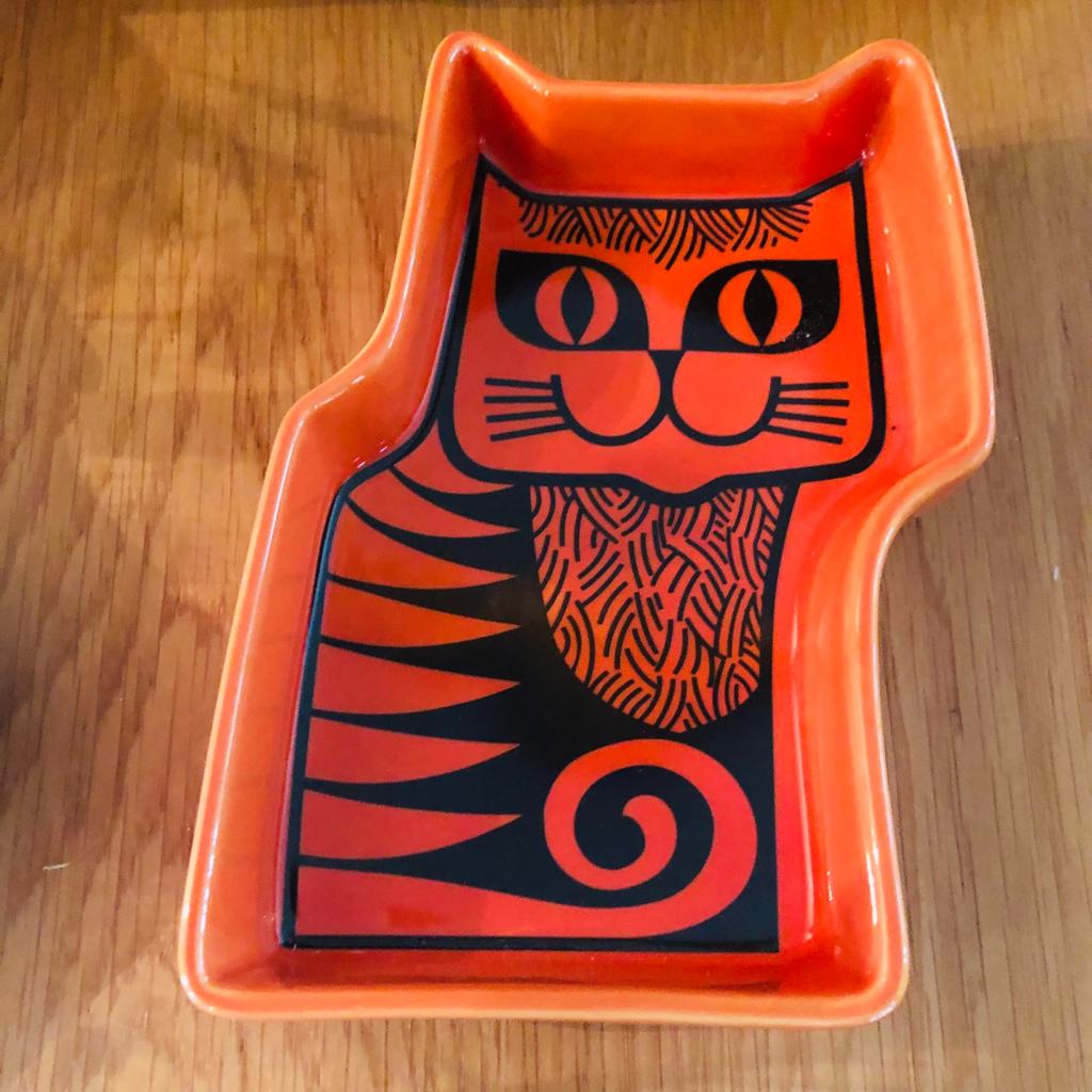 Magpie x Hornsea Orange Cat Trinket Dish - ad&i