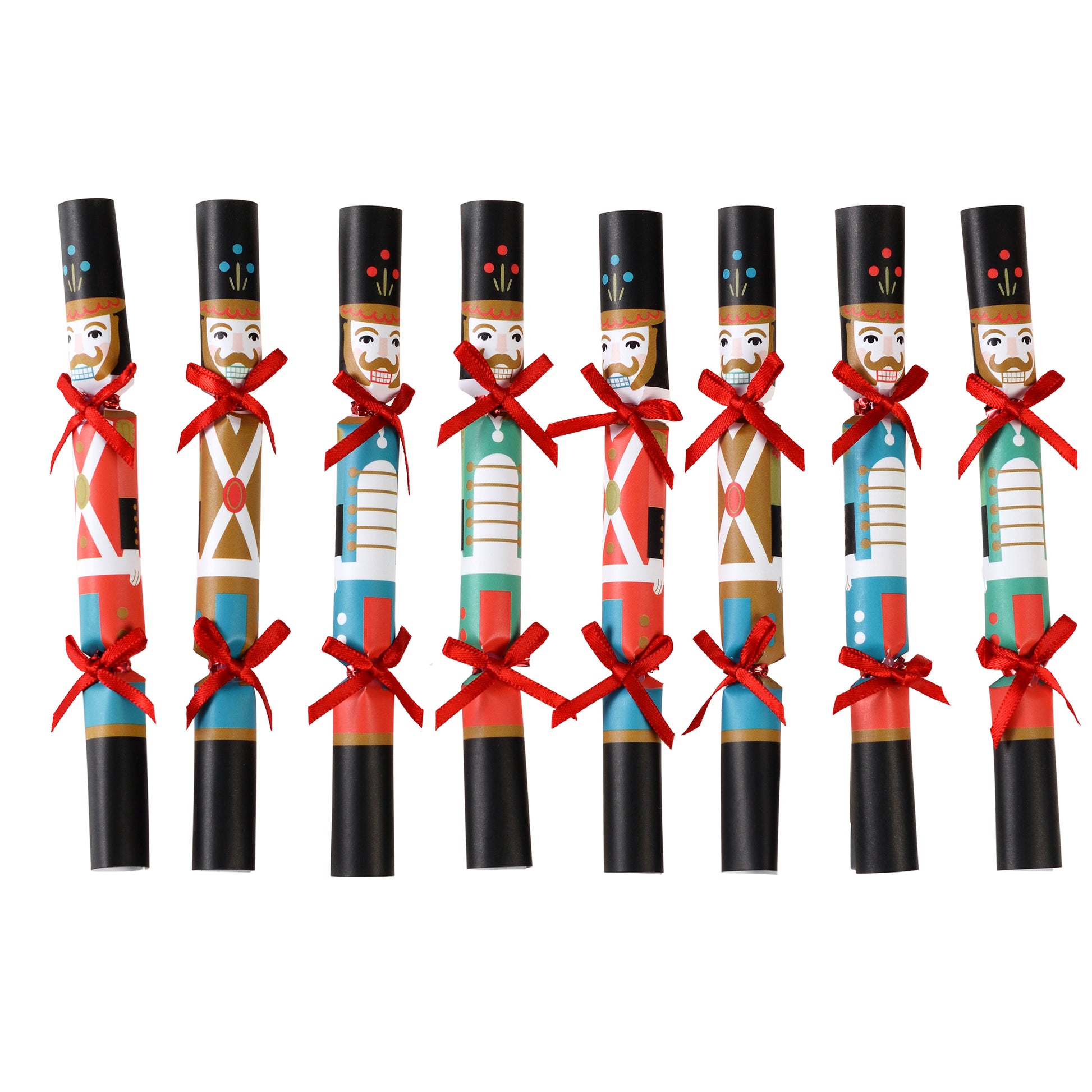 Mini Christmas tree decorations (pack of 8) - Nutcracker Soldier - ad&i