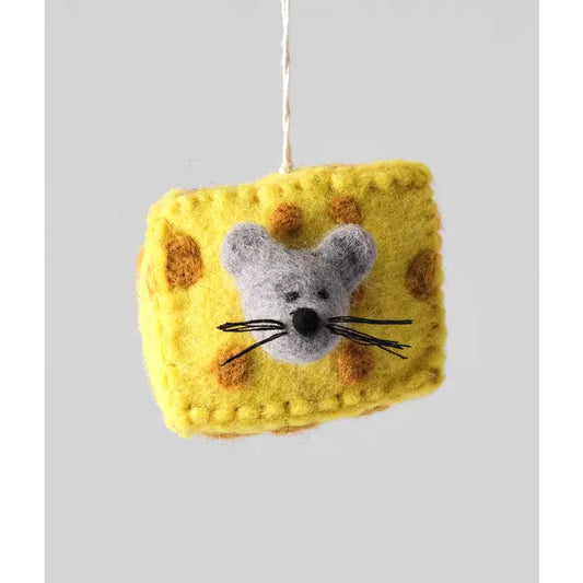 Mouse Felt Hanging Ornament