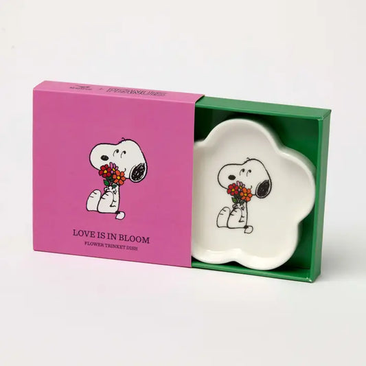 Peanuts Flower Shaped Trinket Dish - Love is in Bloom
