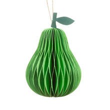 Load image into Gallery viewer, Pear Honeycomb Paper Hanging Decoration - ad&amp;i