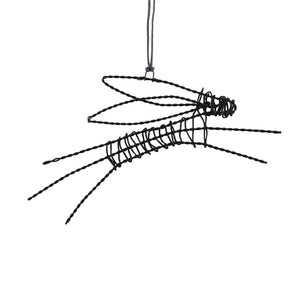 Rusty Wire Hanging Leaping Hare - ad&i