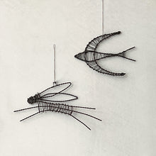 Load image into Gallery viewer, Rusty Wire Hanging Leaping Hare - ad&amp;i