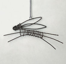 Load image into Gallery viewer, Rusty Wire Hanging Leaping Hare - ad&amp;i