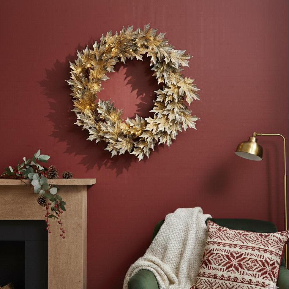 Rusty Maple Leaf Wreath - ad&i