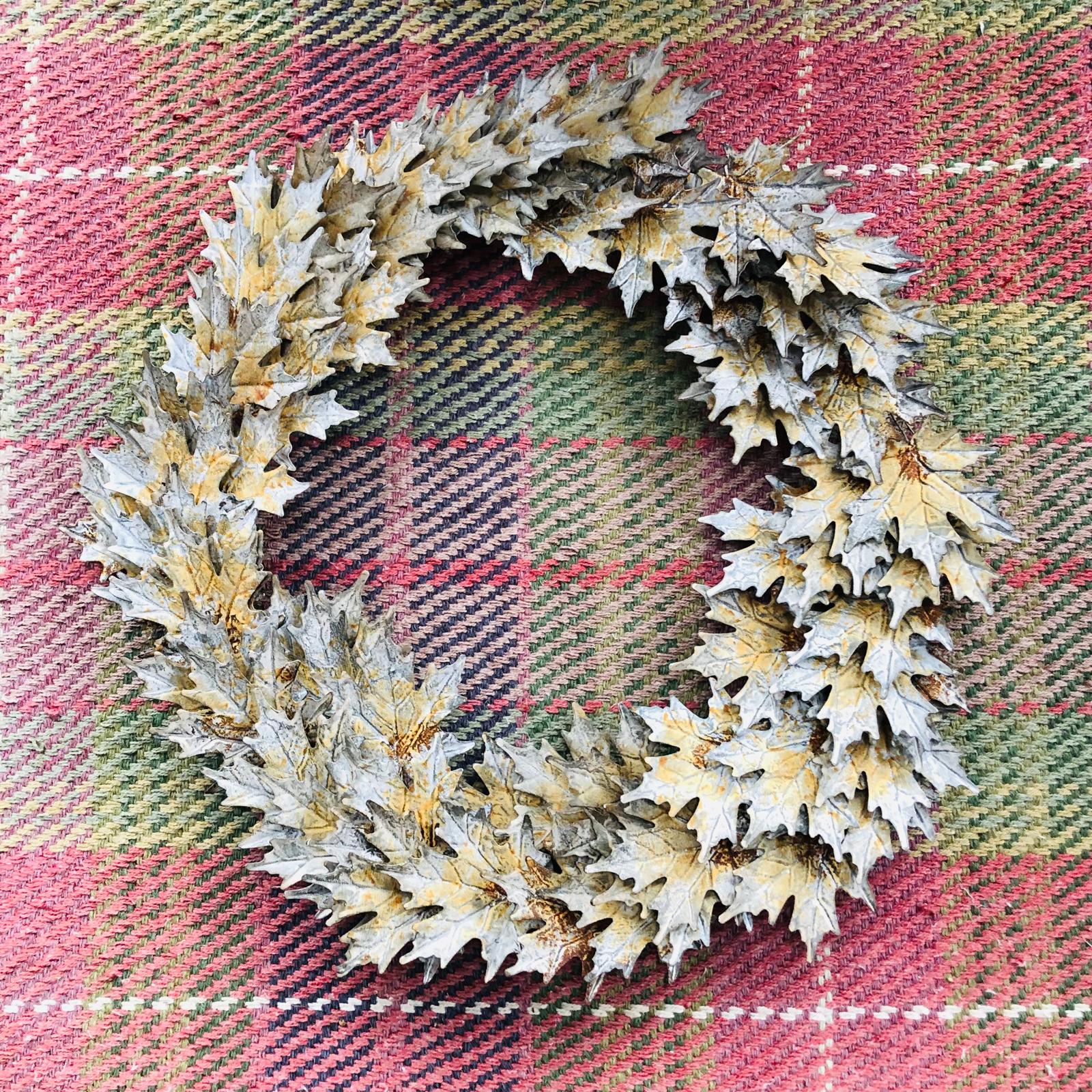 Rusty Maple Leaf Wreath - ad&i