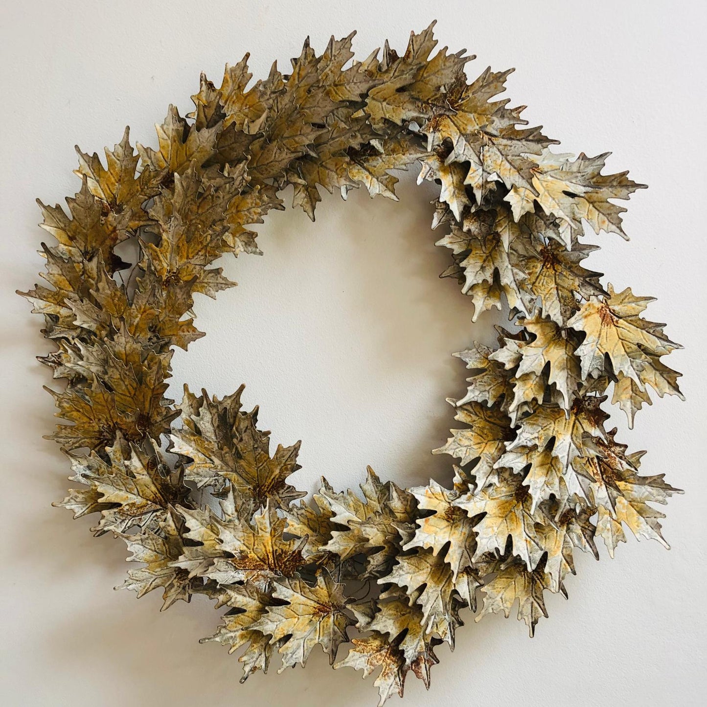 Rusty Maple Leaf Wreath - ad&i