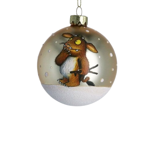 Snowy Gruffalo’s Child Matt Gold Glass Bauble