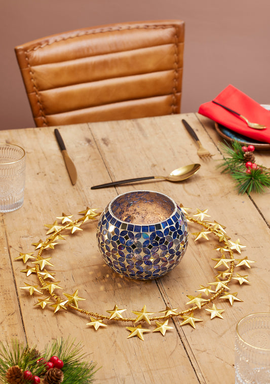Star Metal Wreath Table Centre