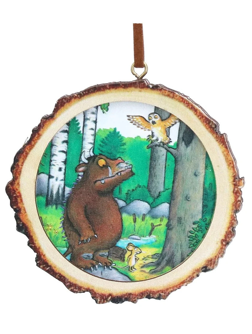The Gruffalo Scene Wooden Christmas Tree Decoration
