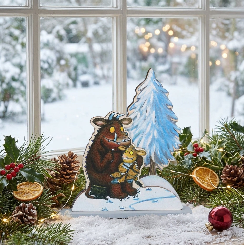 The Gruffalo and The Gruffalo's Child Snow Scene Ornament - ad&i